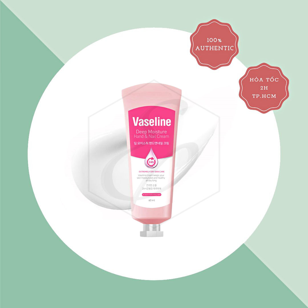 Kem Dưỡng Da Tay Vaseline Deep Moisture Hand & Nail Cream - 60ml